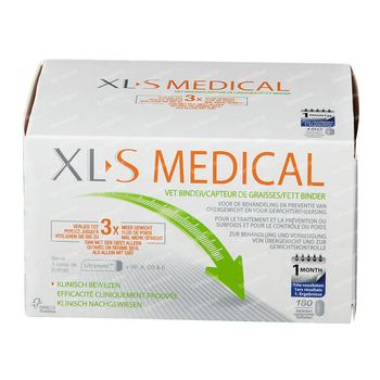 XL-S Medical Capteur de Graisses 180 comprimés