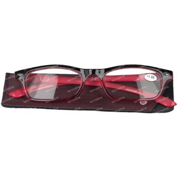 Pharma Glasses Leesbril Rood +1.00 1 st