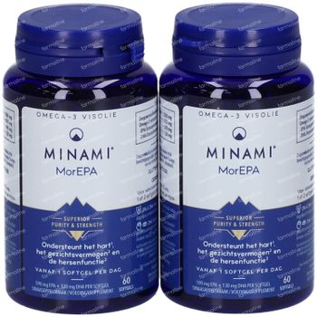 Minami® MorEPA Smart Fats Family Pack 2x60 capsules
