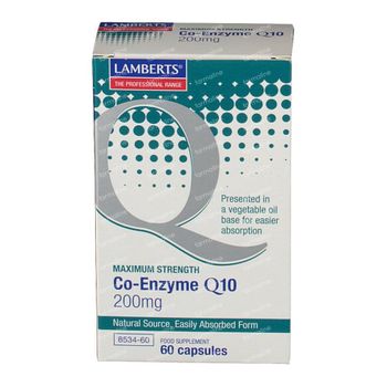 Coenzym Q10 Lamberts 200mg 60 capsules