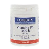 Vitamine D Lamberts 1000IU 25mcg 120 comprimés