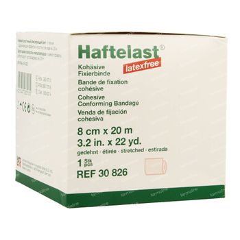 Haftelast Fixation Bandage 8cmx20m 30826 1 st