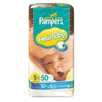 Pampers New Born Mini 50 couches