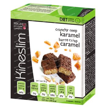 Kineslim Crunchy Barre Caramel 3 st