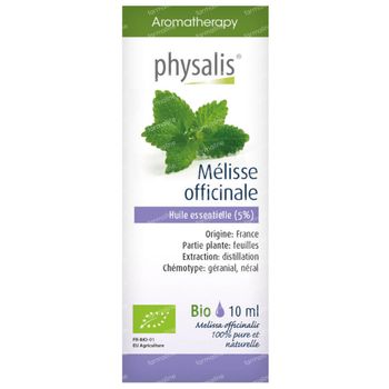 Physalis®  Mélisse Huile Essentielle Bio 10 ml