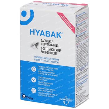 Hyabak Oogdruppels Duopack 2x10 ml