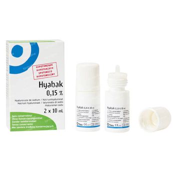 Hyabak Eye Drops Duopack 2x10 ml
