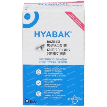 Hyabak Oogdruppels Duopack 2x10 ml