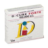 D-Cure Forte 100.000 UI 3  ampoules