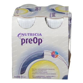 Nutricia Preop Citron 4x200 ml