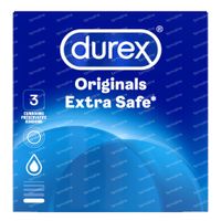 Durex® Originals Extra Safe Préservatifs 3 préservatifs
