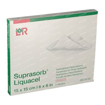Suprasorb Liquacel 15 x 15cm 33437 5 st