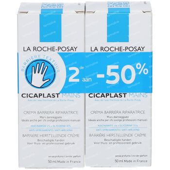 La Roche-Posay Cicaplast Handcrème DUO Verlaagde Prijs 2x50 ml crème