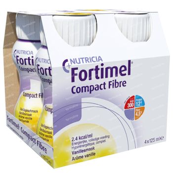 Fortimel Compact Fibre Vanille 4x125 ml