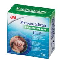 3M Micropore Silicone Medische Hechtpleister 2.5cm X 5m 2775-1FR 1  pleister