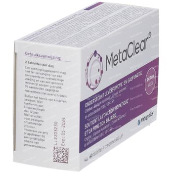 MetaClear 60 tabletten
