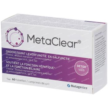 MetaClear 60 comprimés