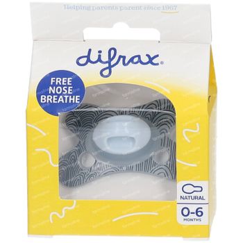 Difrax Sucette Natural 0-6 Moins 1 pièce