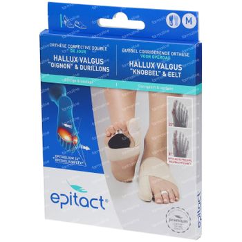 Epitact® Corrigerende Hallux Valgus 'Knobbel' & Eelt Orthese voor Overdag Links Medium  1 st