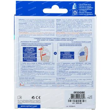 Epitact® Corrigerende Hallux Valgus 'Knobbel' & Eelt Orthese voor Overdag Links Large  1 st