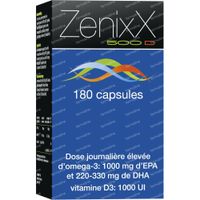 ZenixX 500 D 180 capsules