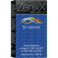 ZenixX 500 D - Omega 3 Vitamine D3 60 capsules