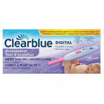 Clearblue Test d'Ovulation Digital 10 st