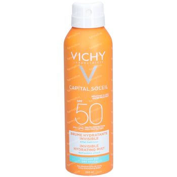 Vichy Capital Soleil Brume Hydratante Invisible SPF50+ 200 ml crème solaire