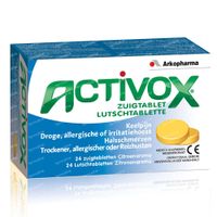 Activox Zuigtablet Keelpijn & Droge Hoest 24 zuigtabletten