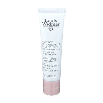 Louis Widmer Soin Teinté Hydratant CC Crème SPF20 01 Naturel Légèrement Parfumé 30 ml
