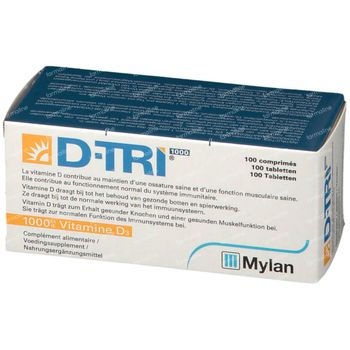 D-Tri 1000 100 tabletten