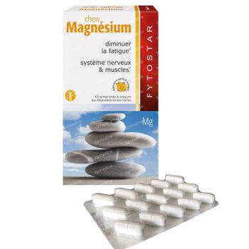 Fytostar Chew Magnésium 45 comprimés à croquer