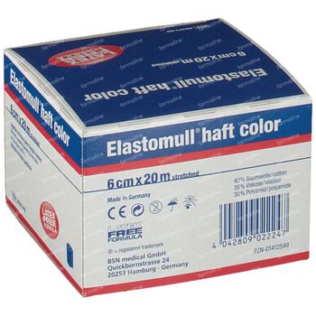 Elastomull Haft Bleu 45371-00 6cm x 20m 1 st