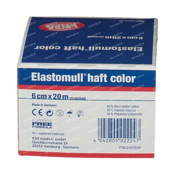 Elastomull Haft Bleu 45371-00 6cm x 20m 1 st
