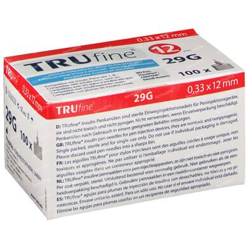 Trufine Stylo Aiguille 29g 0,33x12mm 76001 100 st