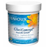 Fenioux Gluciconcept 250mg 200 capsules