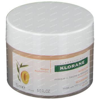 Klorane Masque Réparateur Nutrition Intense Au Beurre De Mangue 150 ml