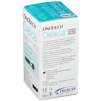 One Touch Delica Lancet Aiguilles 022-867-01 100 st