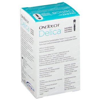 One Touch Delica Lancet Aiguilles 022-867-01 100 st