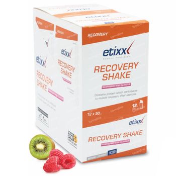 Etixx Recovery Shake Framboise/Kiwi 12x50 g