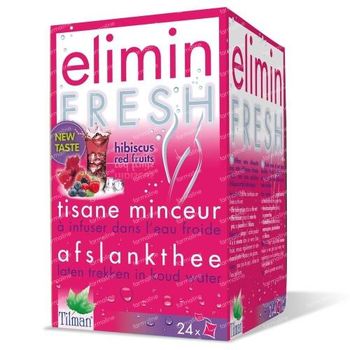 Elimin Fresh Afslankthee Hibiscus - Rode Vruchten 24 zakjes