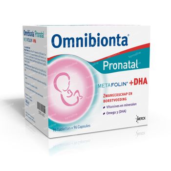 Omnibionta Pronatal + DHA 96+96 comprimés