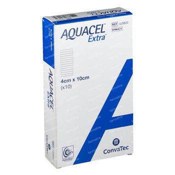 Aquacel Extra Stéril 10x4cm 420820 10 st