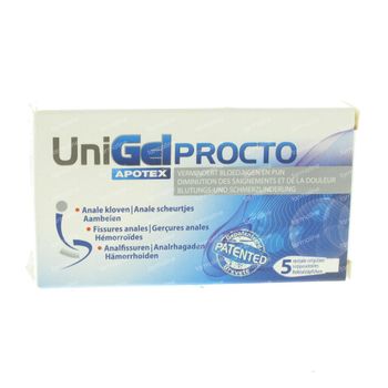 Unigel Procto Suppo Apotex 5 st