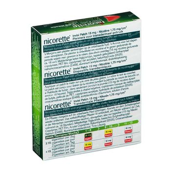 Nicorette® Invisi Patch 15mg 14 pansements