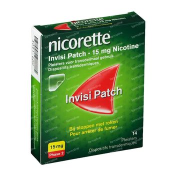 Nicorette® Invisi Patch 15mg 14 pansements