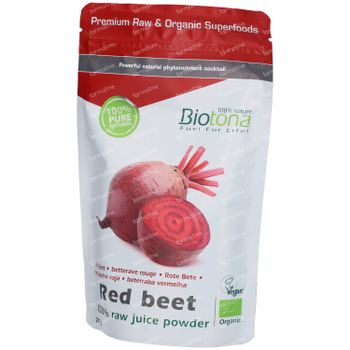 Biotona Bio Poudre De Jus De Betterave Rouge 200 g poudre