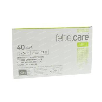 Febelcare Gaze Stérile 5x5cm 40 st