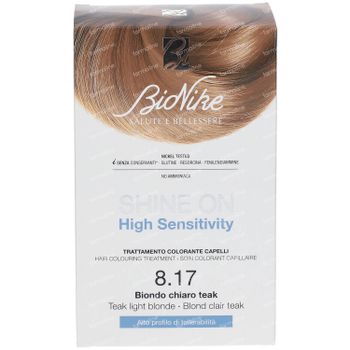 BioNike Shine On High Sensitivity 8.17 Teak Light Blonde 1 stuk