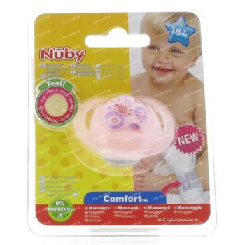 Nuby Soother Tritan Prism-Ortho Sil +18M 1 st